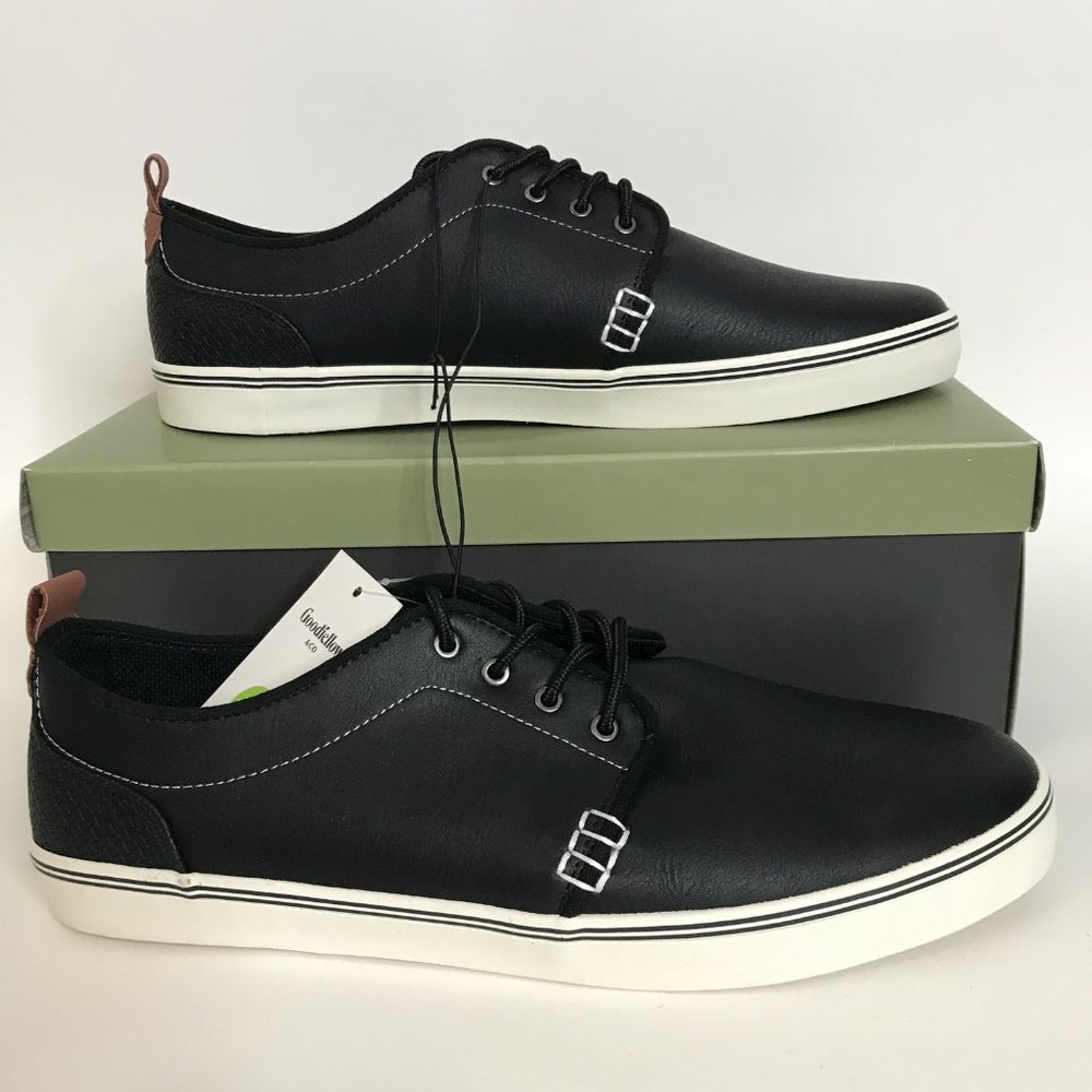 Men's Elliot Casual Apparel Sneakers Black - Goodfellow & Co Size 12